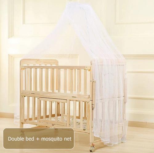 POLKA TOTS Elegant Wooden Rocking Cradle Baby Crib Cot