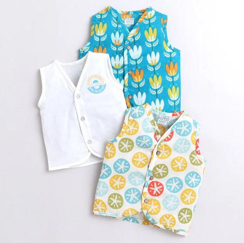 Polka Tots Pack of 3 Sleeveless Vest/Jhabla