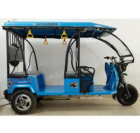 Blue E-Rickshaw