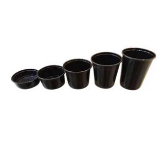 Black Plastic Cup