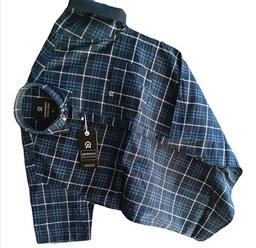 Mens Blue Check Shirt
