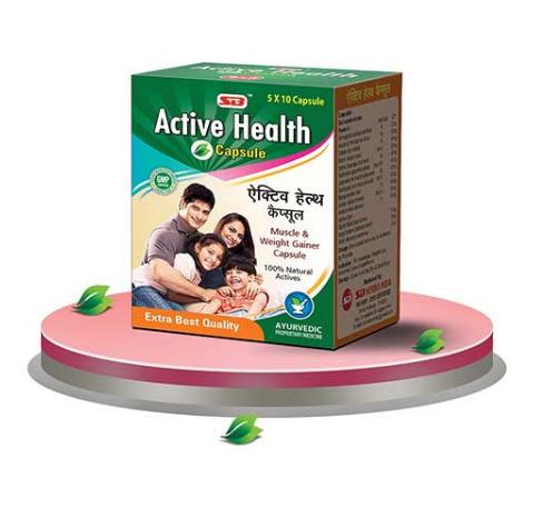 Active Health Natural Actives Muscle and Weight Gain Capsules