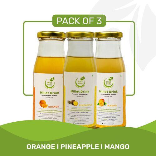 Fermented Millet Beverage â Mango + Orange + Pineapple