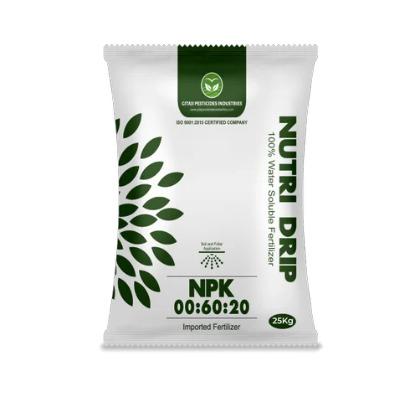 Water Soluble Fertiliser - Nutri Drip 00:60:20