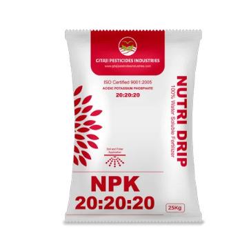 Water Soluble Fertiliser - Nutri Drip - 20:20:20