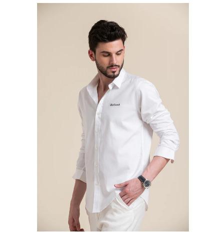 WHITE FULL SLEEVE SHIRT