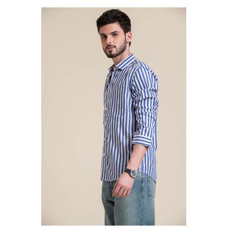CHALK STRIPE FULL SLEEVE SHIRT