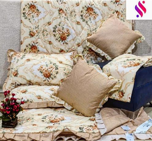 LEO 6PC FRILL COMFORTER SET