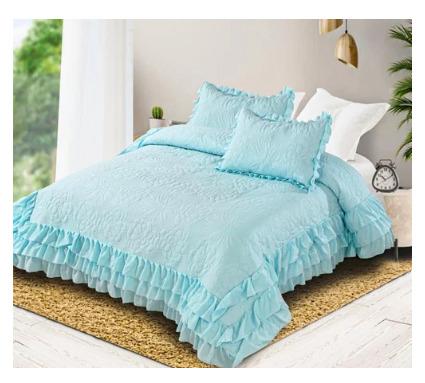 Frill Bed Cover