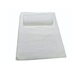 White Satin Stripe Hotel Bed Sheets