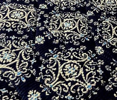 Pencil printed quilt