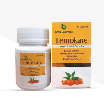 Lemokare Neem and Haldi Capsules