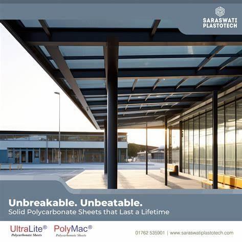 Bus Stand Roof Shed Multiwall Polycarbonate Sheets