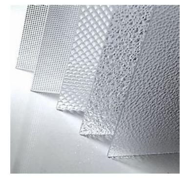 Polycarbonate Sheets Diamond Frosted Corrugated