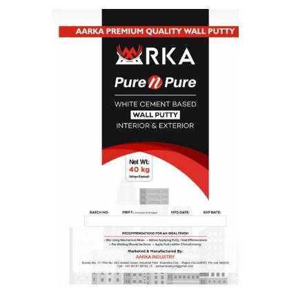 White Cement Wall Putty