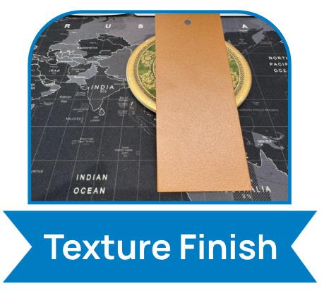 Texture Finish - Epoxy-polyester and Pure Polyester  Powder Coating  Colours