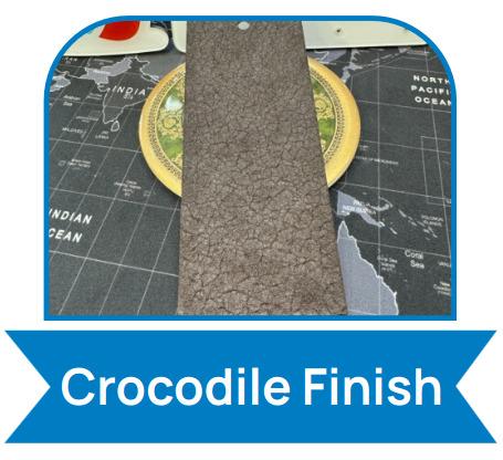 Crocodile Finish - Epoxy-polyester and Pure Polyester  Powder Coating  Colours