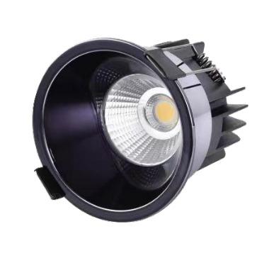 Deep Cob Spot Light Black - Glossy