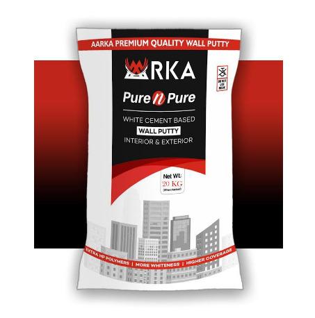 White Cement Based Wall Putty Interior & Exterior 20 kg