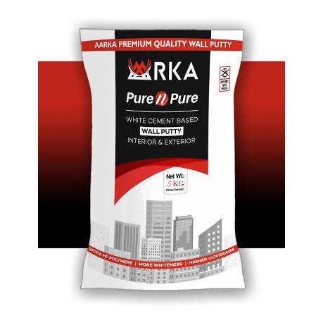 White Cement Based Wall Putty Interior & Exterior 5 kg