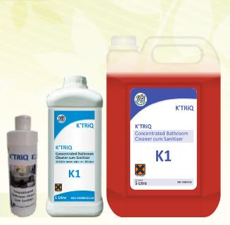 K'TRiQ K1 - Bathroom Cleaner Cum Sanitiser Concentrate