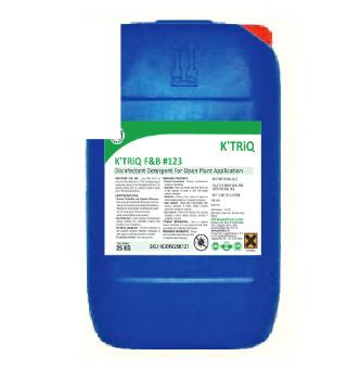 K'TRiQ F&B #123 - Disinfectant Detergent For Open Plant Application