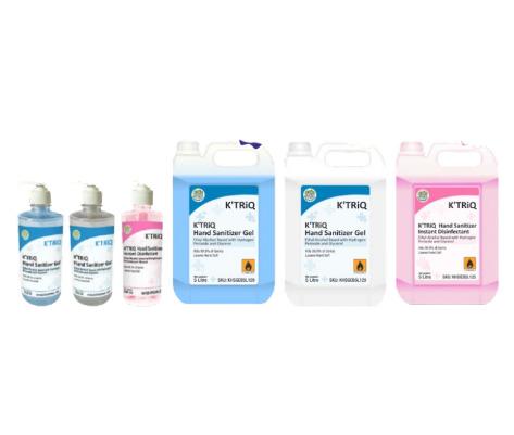 K'TRiQ Hand Sanitizer Disinfectant Gel Ethyl Alcohol Based with Hydrogen Peroxide and Glycerol