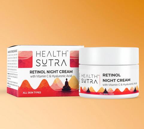 Retinol Night cream with Vitamin C and Hyaluronic Acid