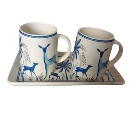 250 ml Ceramic Coffee Tray Mug Set
