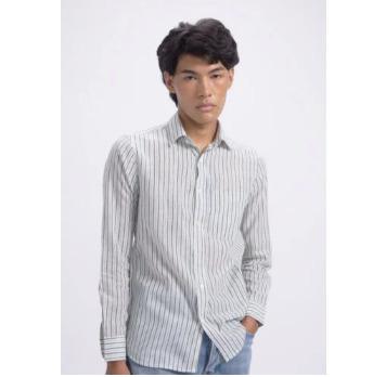 VINTAGE PETIT STRIPE SHIRT: TIMELESS ELEGANCE