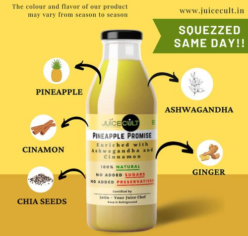 Cold Pressed Juice - Pineapple Promise ( 200 ML)