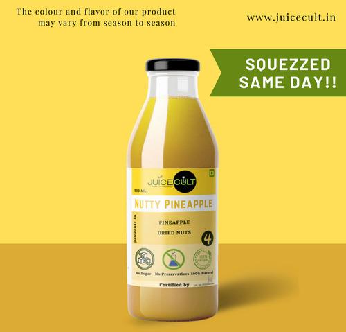 Cold Pressed Juice - Nutty Pineapple