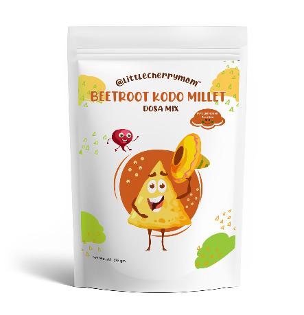 Beetroot Kodo Millet Instant Dosa/Idli Mix - 375 grams