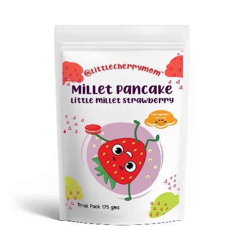 Pancake Mix - Little Millet Strawberry 175 gms