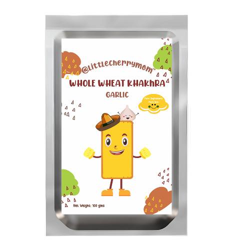 Whole Wheat Khakhra - Garlic Flavour (100gm each)