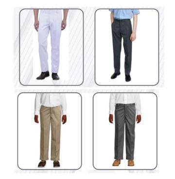 School Plain Pants