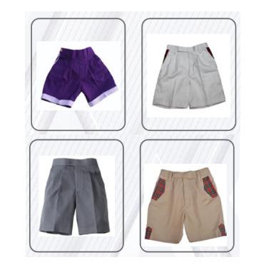 School Plain Shorts