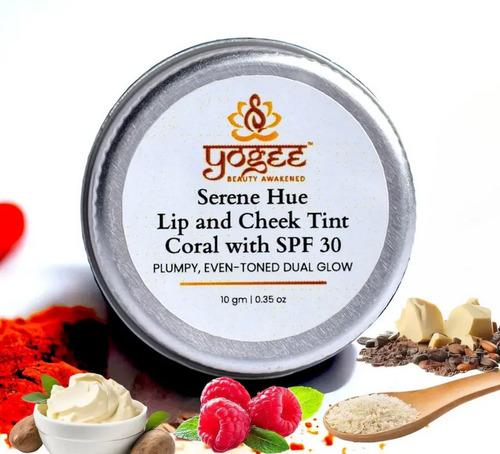 Serene Hue 3-in-1 Lip Cheek Eye Tint- Coral with SPF 30