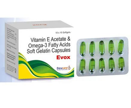 Vitamin E Acetate And Omega-3 Fatty Acid Soft Gelatin Capsules