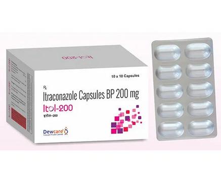 200mg Itraconazole Capsules BP