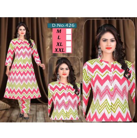 Naira Cut Kurti Pant