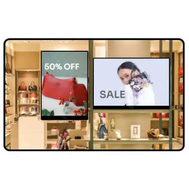 Instore Wall Mount Display