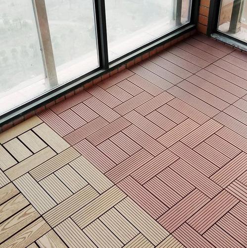 WPC Interlock Floor Tiles DIY