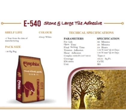 Elephix E-540 Stone & Large Tile Adhesive