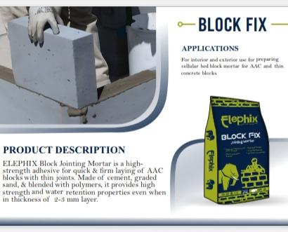 Elephix Block Fix Block Jointing Mortar