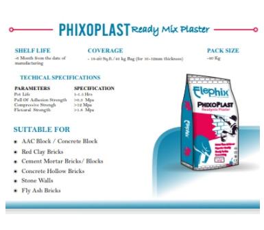 Elephix Phixoplast Ready Mix Plaster