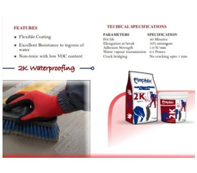 Elephix Phixoproof 2K Waterproofing