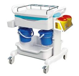 YC-J-0300253 Hospital Steel Abs Detachable Guardrail Treatment Trolley