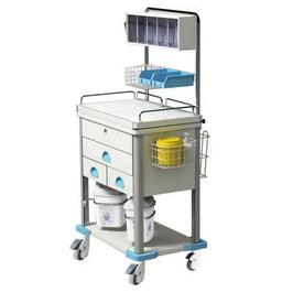Yc-j-0301150 Hospital Steel Multi-functional Treatment Trolley