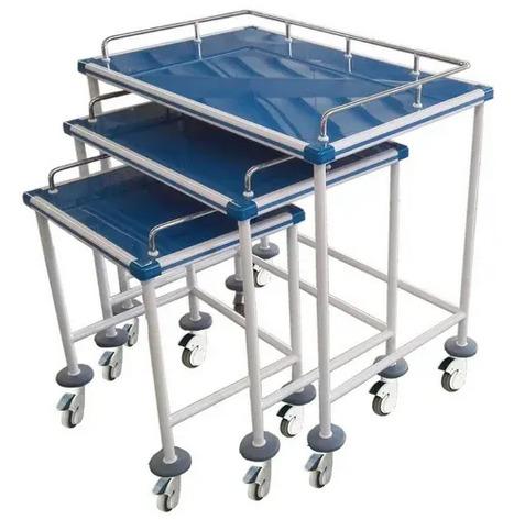 YC-J-0900792 Hospital Wear Resistant Three Layer Instrument Trolley